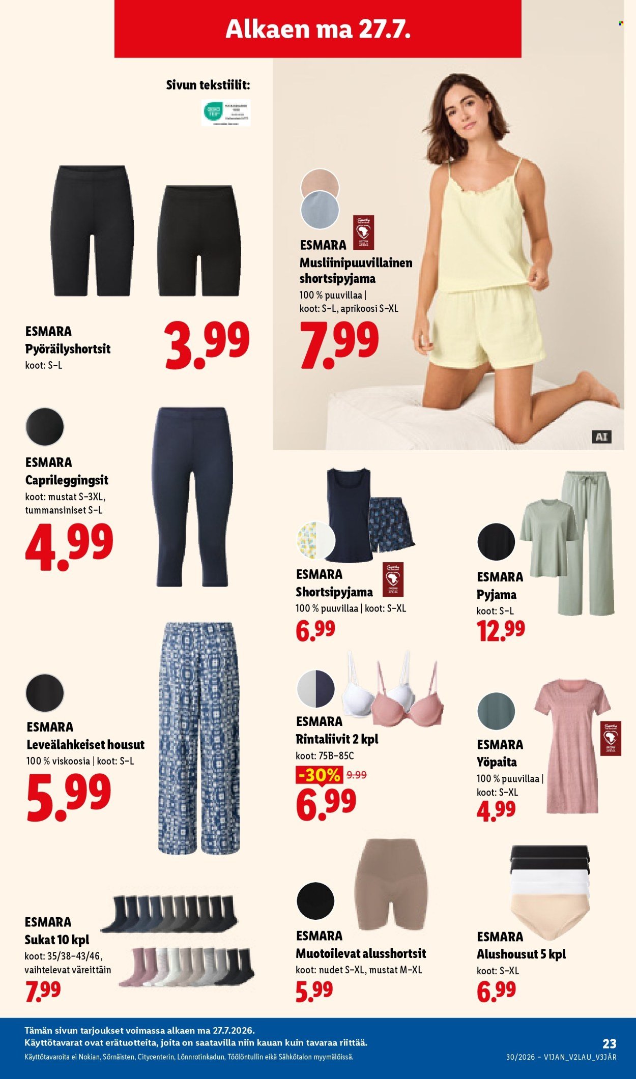 LIDL tarjoukset - Alkaen TO 23.7.2026