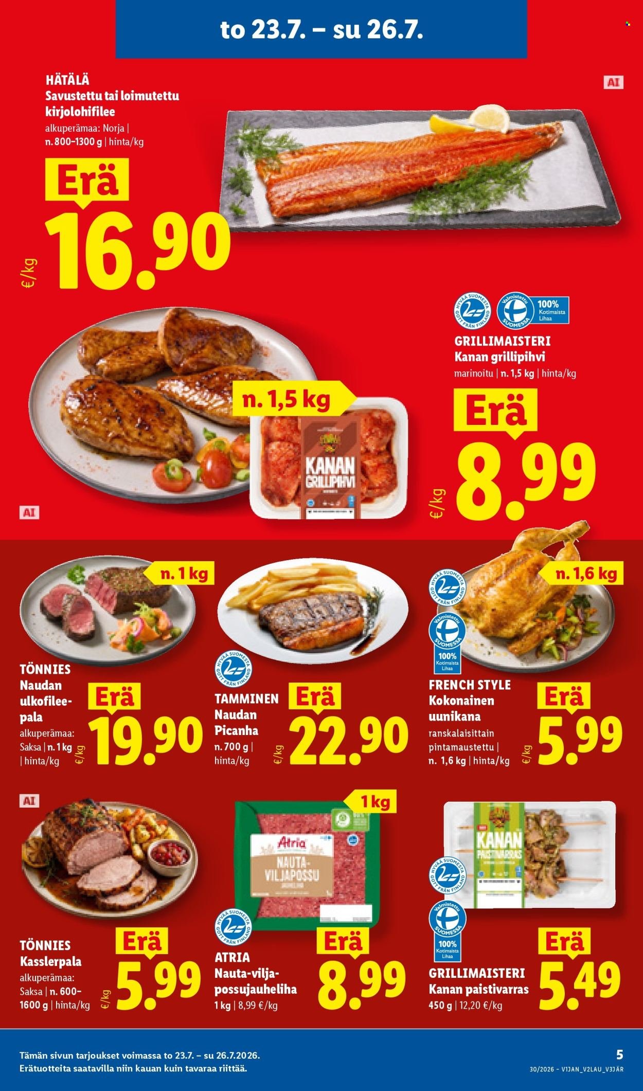LIDL tarjoukset - Alkaen TO 23.7.2026
