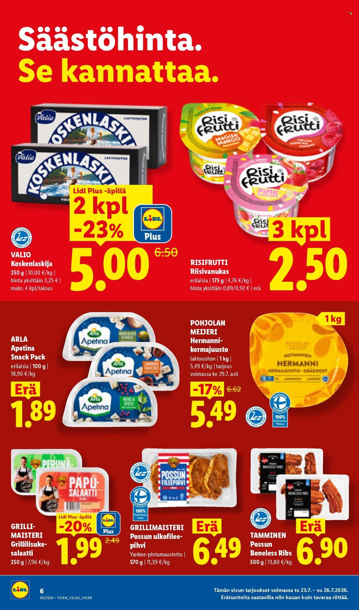 LIDL tarjoukset - Alkaen TO 23.7.2026