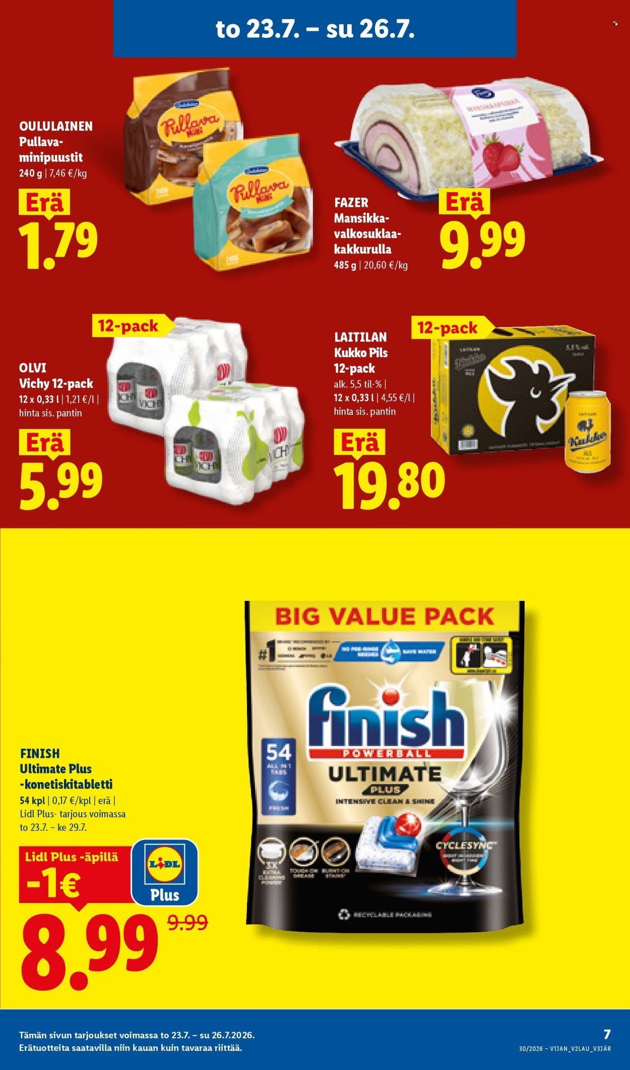 LIDL tarjoukset - Alkaen TO 23.7.2026