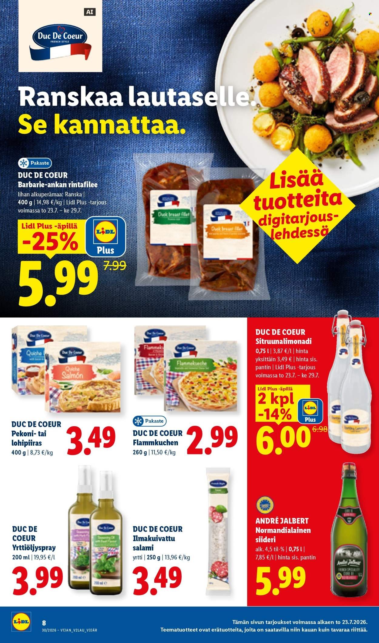 LIDL tarjoukset - Alkaen TO 23.7.2026