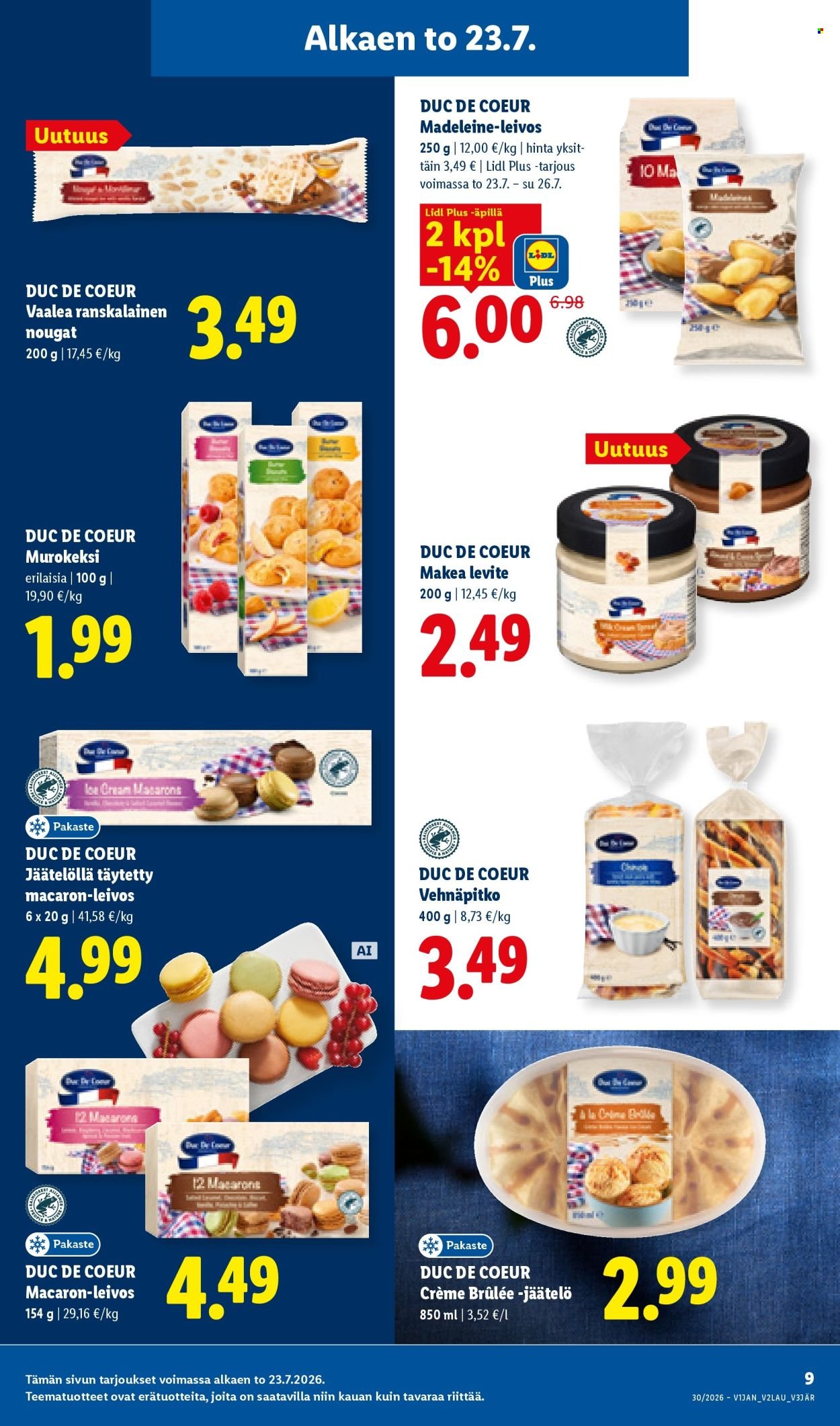 LIDL tarjoukset - Alkaen TO 23.7.2026