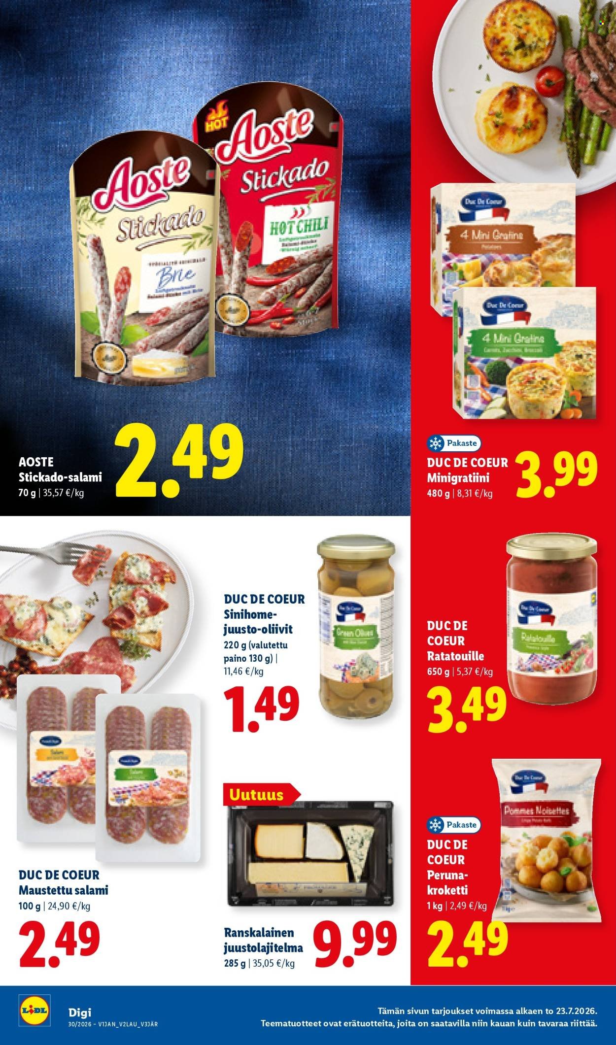 LIDL tarjoukset - Alkaen TO 23.7.2026