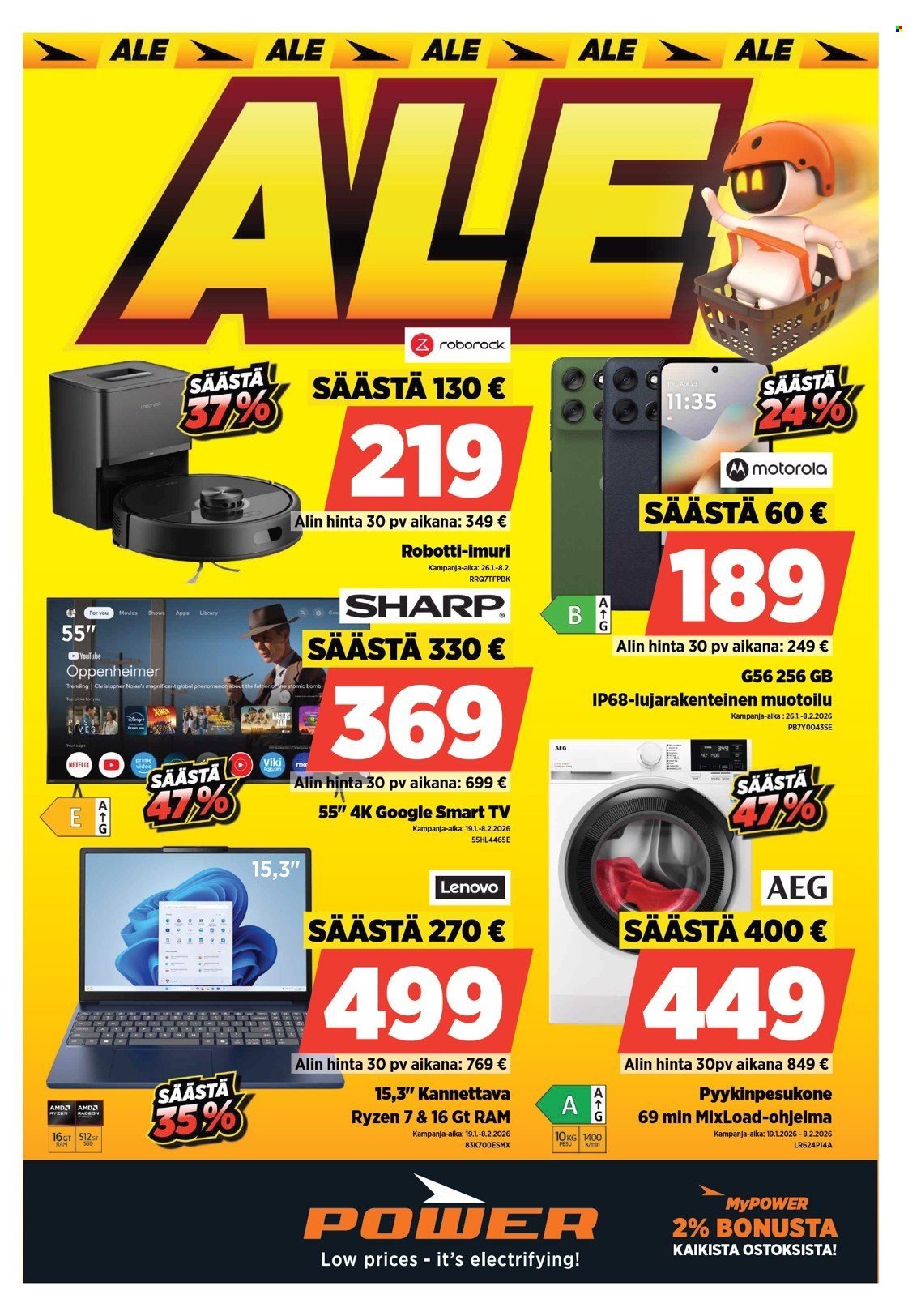 POWER tarjoukset - Tammikuu 2026