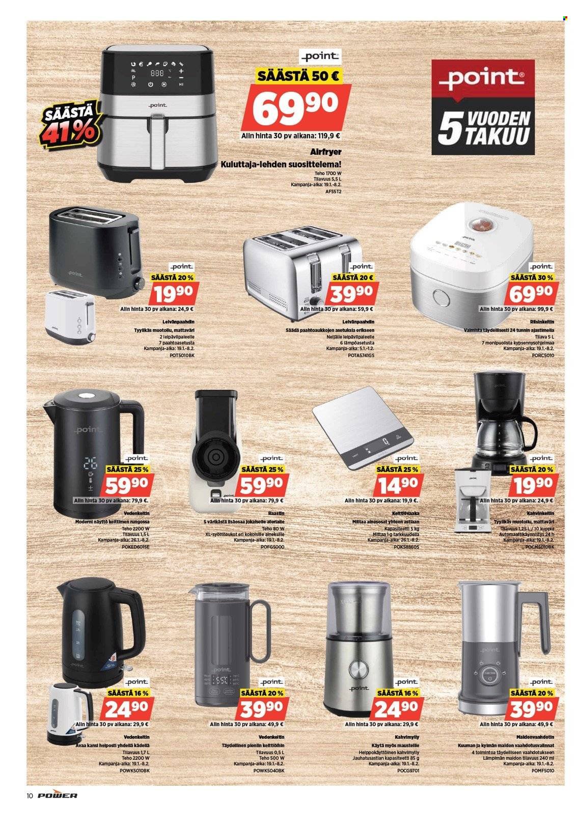 POWER tarjoukset - Tammikuu 2026