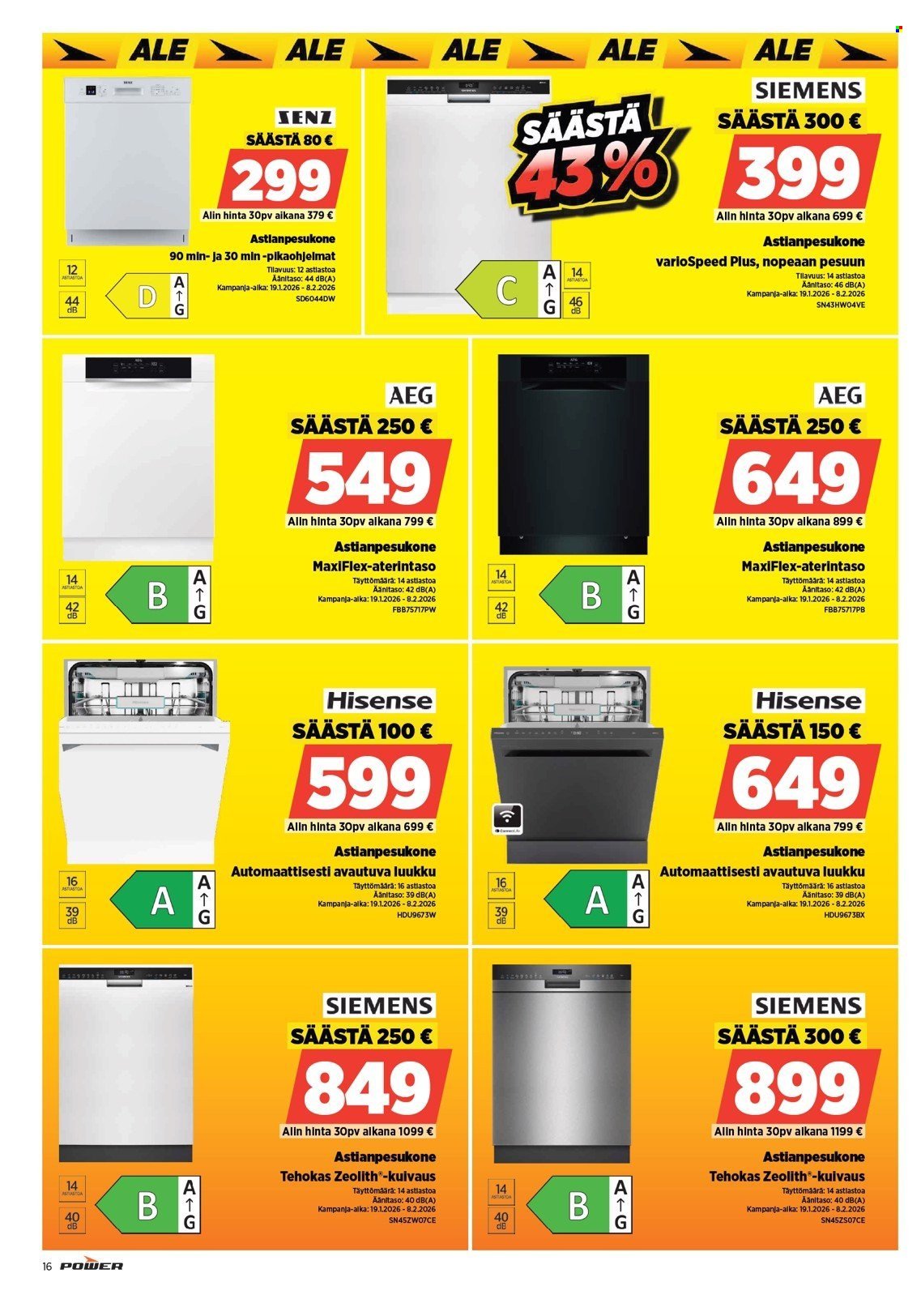 POWER tarjoukset - Tammikuu 2026