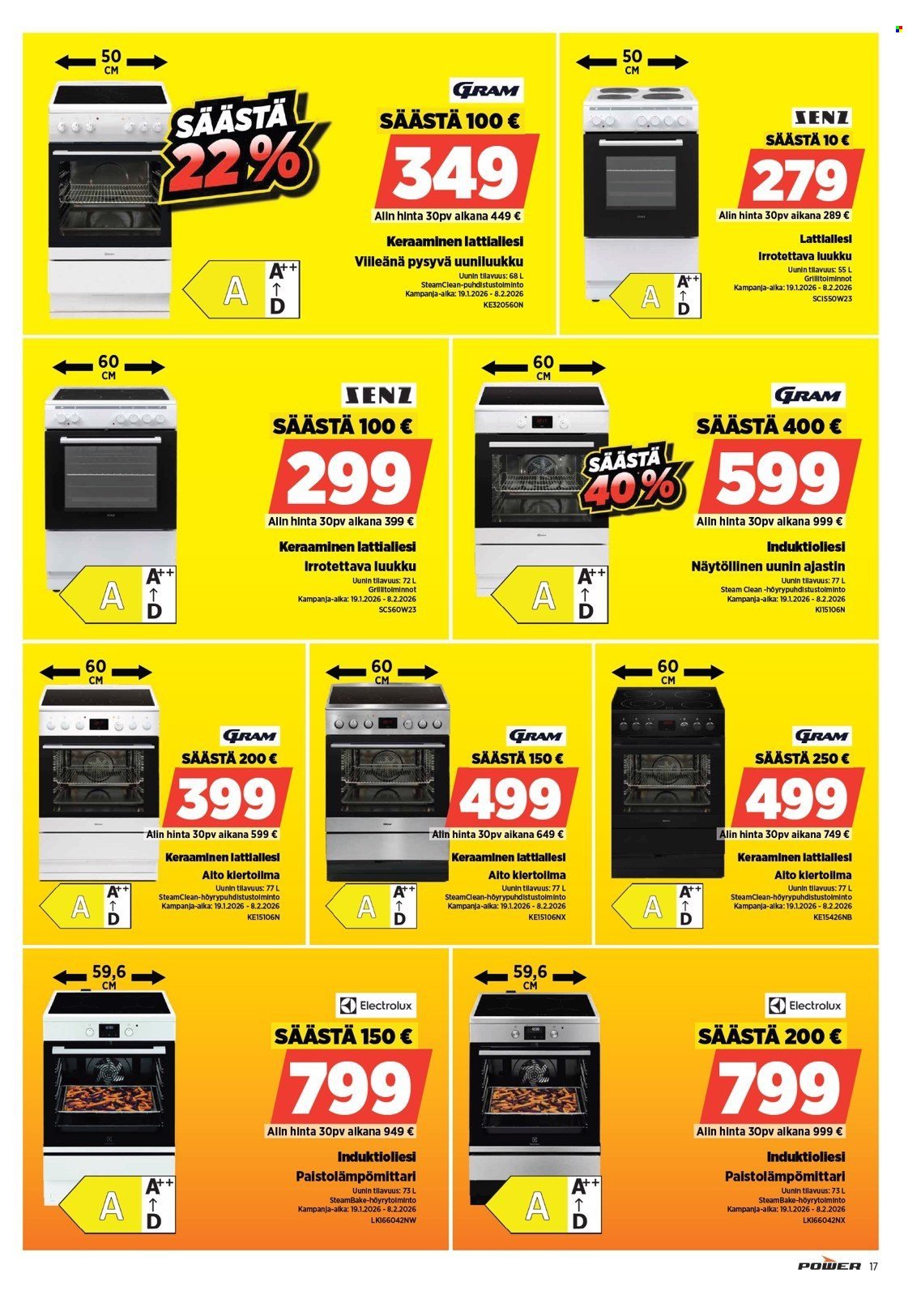 POWER tarjoukset - Tammikuu 2026