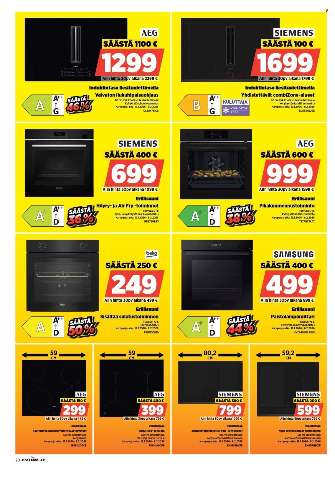POWER tarjoukset - Tammikuu 2026