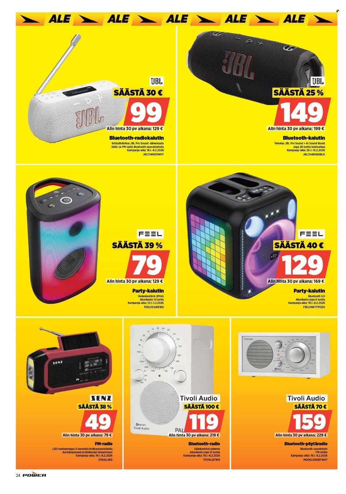 POWER tarjoukset - Tammikuu 2026