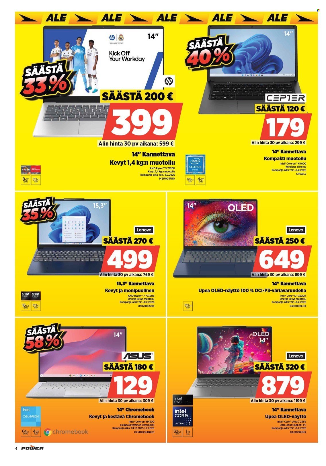 POWER tarjoukset - Tammikuu 2026