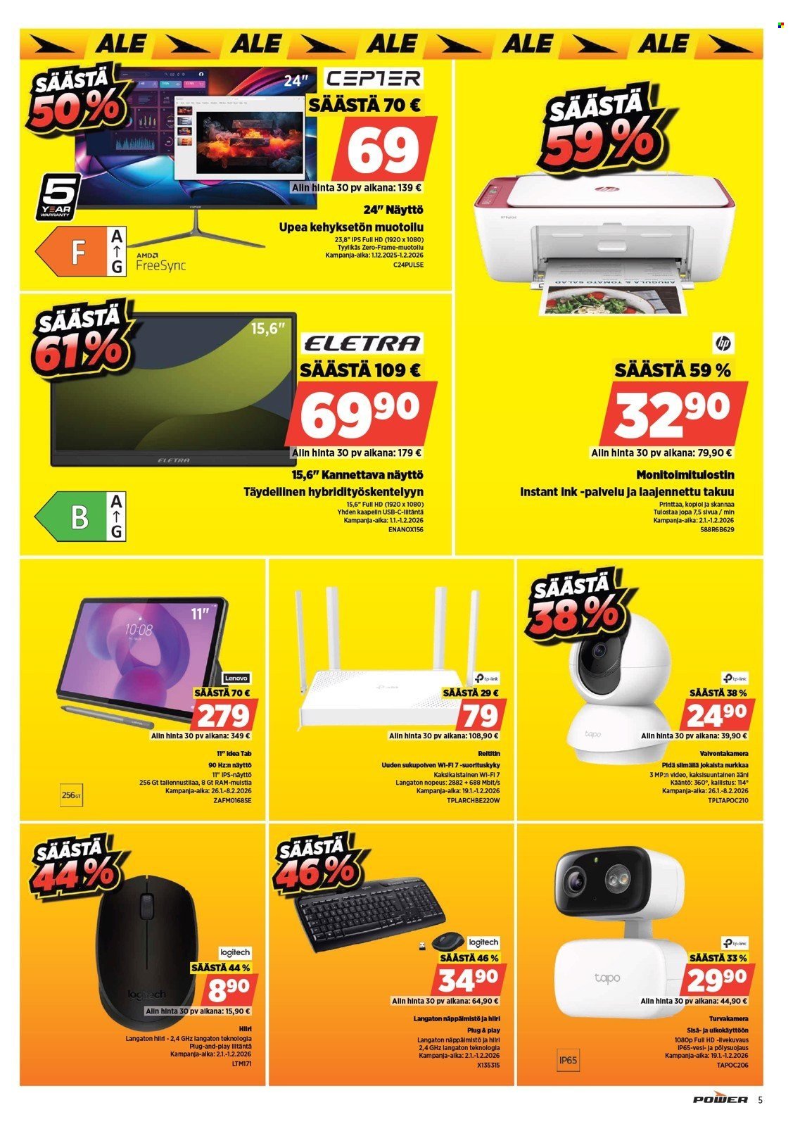 POWER tarjoukset - Tammikuu 2026