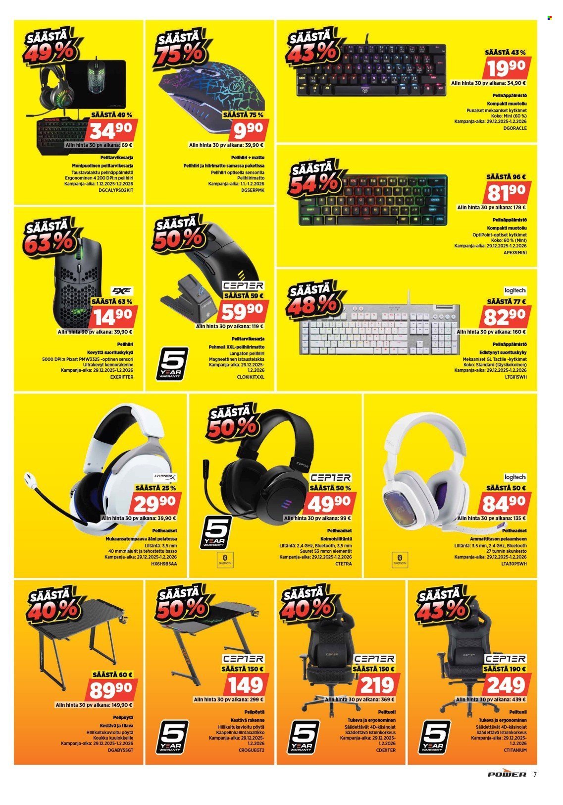 POWER tarjoukset - Tammikuu 2026