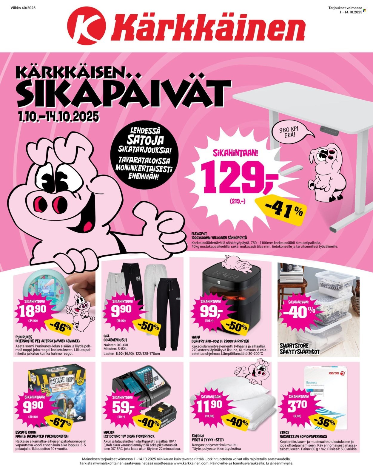 KÄRKKÄINEN tarjoukset - Viikko # 40 Lokakuu 2025 (2025-10-01 - 2025-10-14)