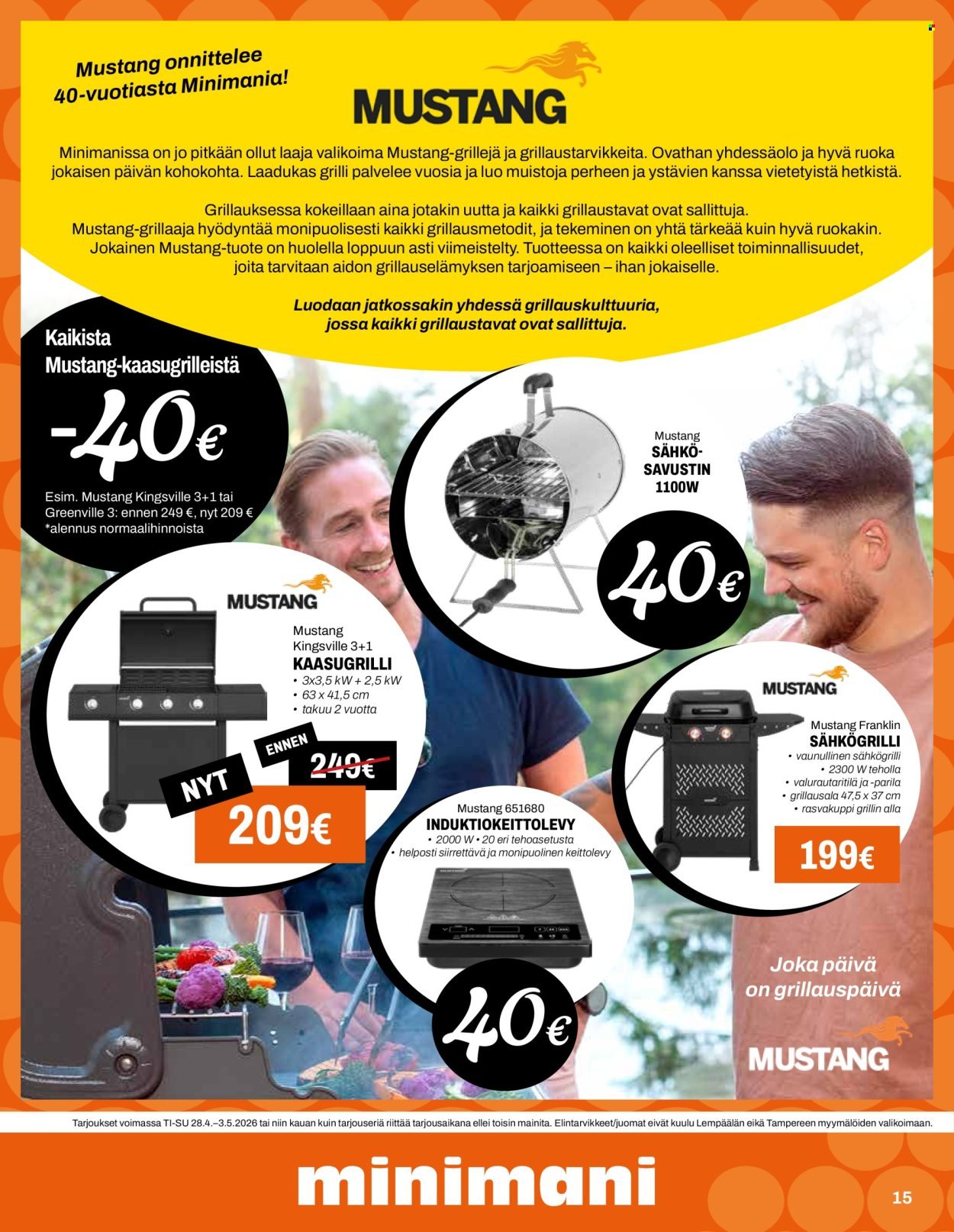 MINIMANI tarjoukset - Alkaen TI 28.4.2026
