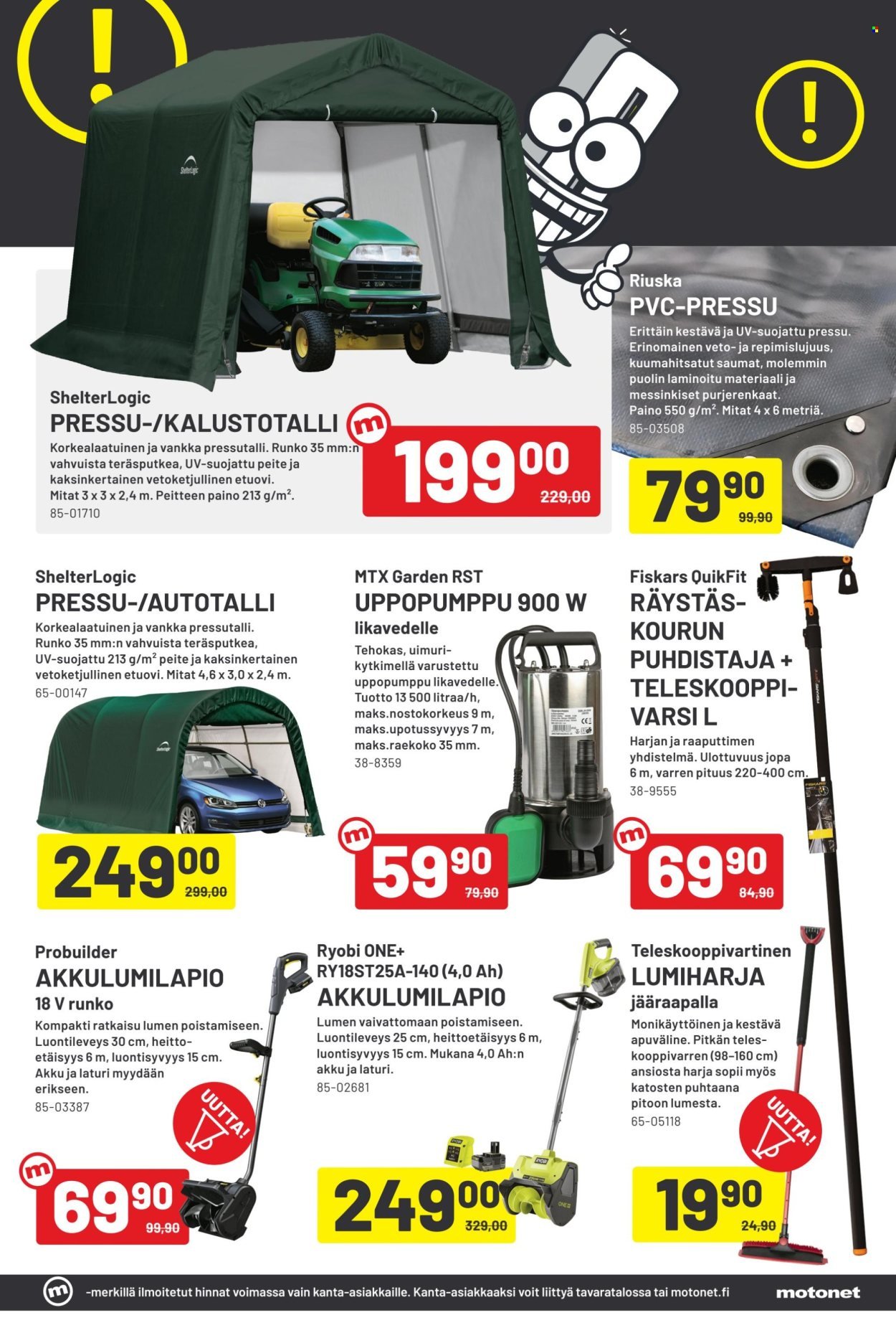 MOTONET tarjoukset - Black Week