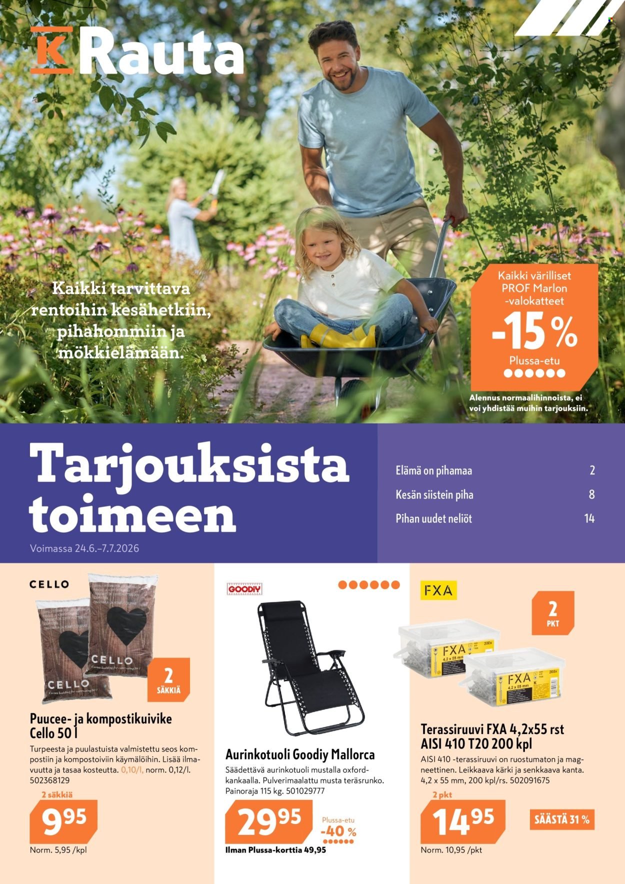 K-RAUTA tarjoukset - Tarjouksista toimeen