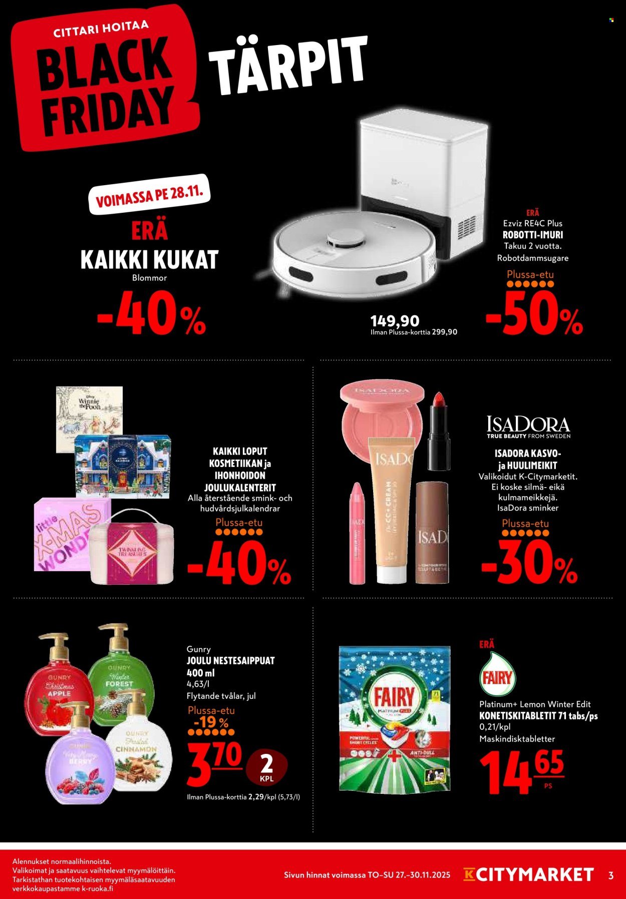 K-CITYMARKET tarjoukset - Alkaen TO 27.11.2025