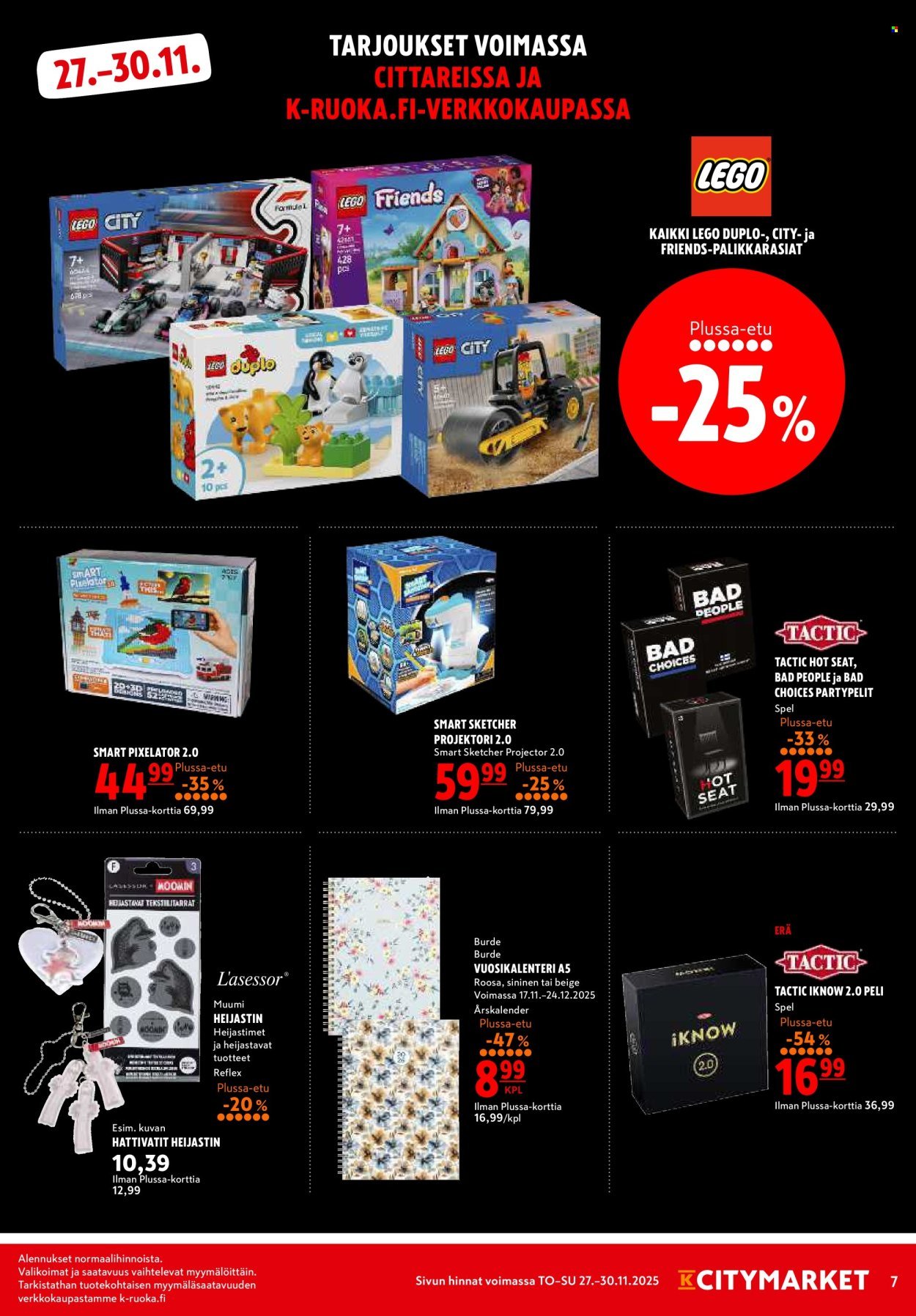 K-CITYMARKET tarjoukset - Alkaen TO 27.11.2025