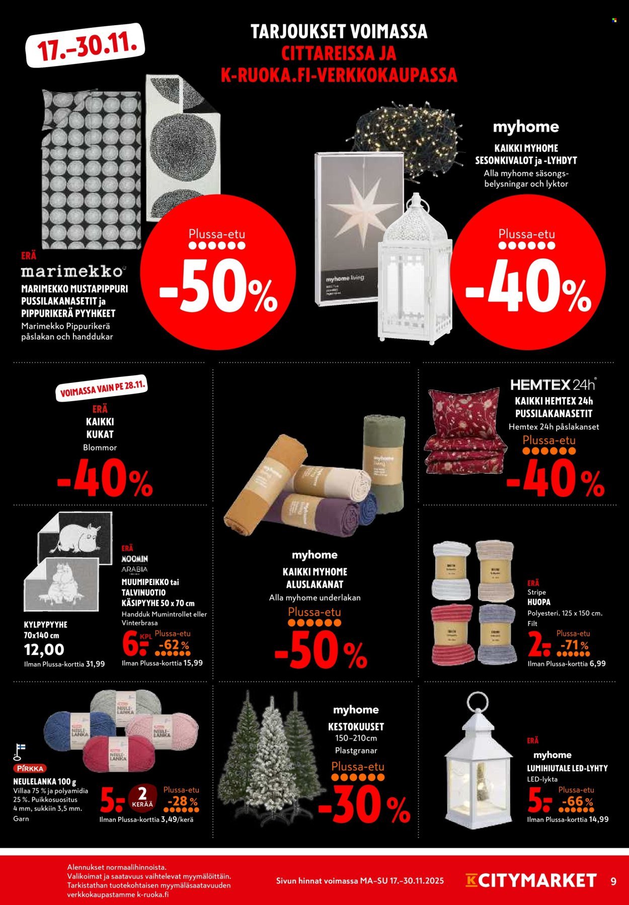 K-CITYMARKET tarjoukset - Alkaen TO 27.11.2025