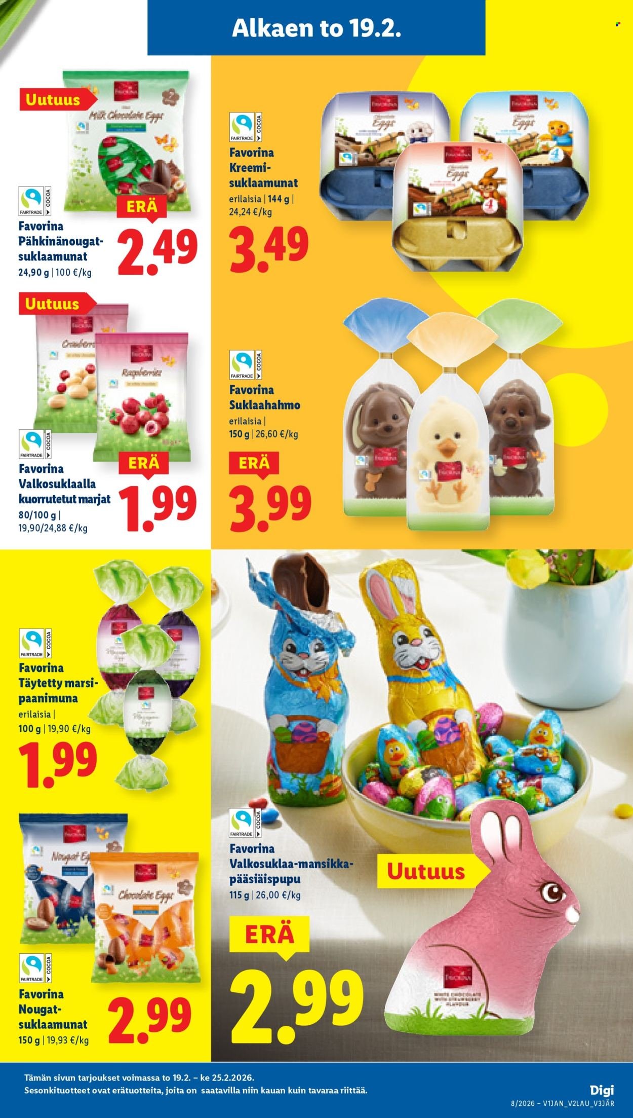 LIDL tarjoukset - Alkaen TO 19.2.2026