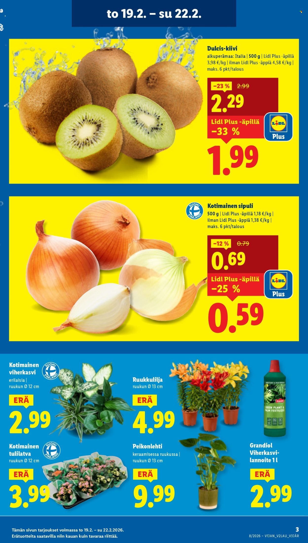 LIDL tarjoukset - Alkaen TO 19.2.2026