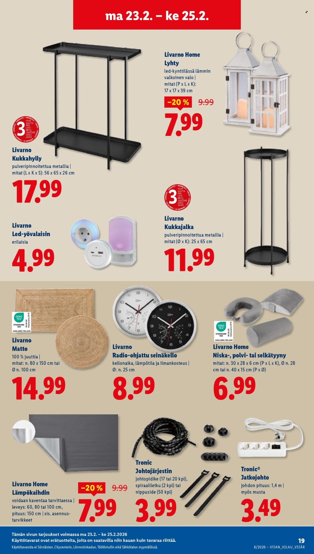 LIDL tarjoukset - Alkaen TO 19.2.2026