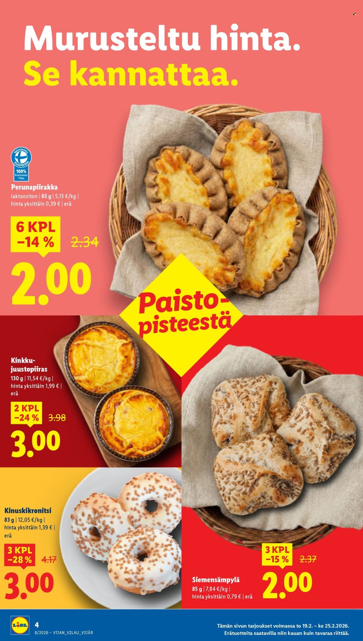 LIDL tarjoukset - Alkaen TO 19.2.2026