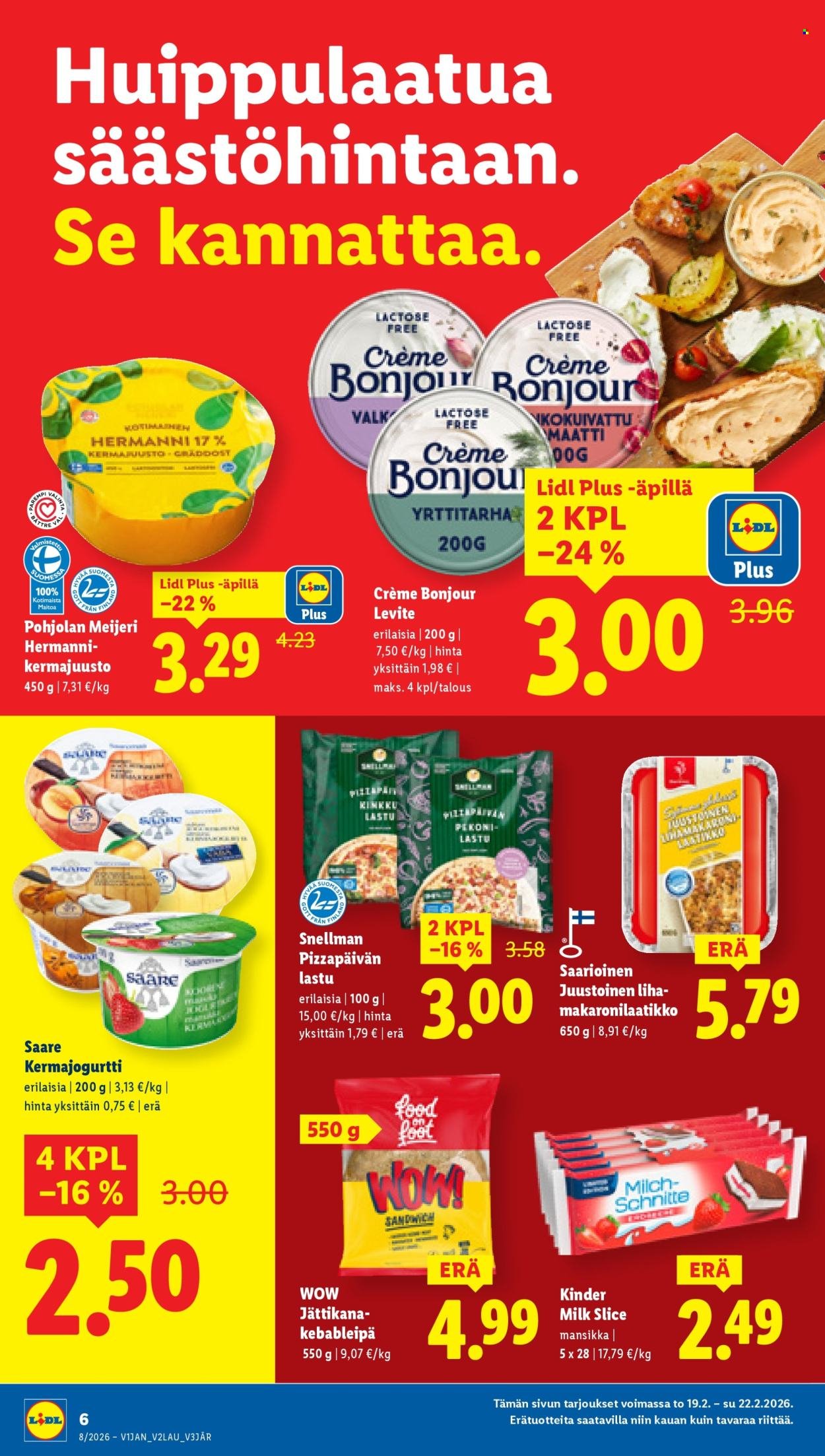 LIDL tarjoukset - Alkaen TO 19.2.2026