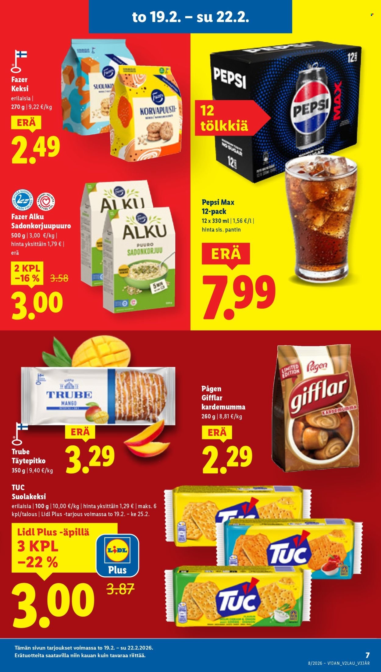 LIDL tarjoukset - Alkaen TO 19.2.2026