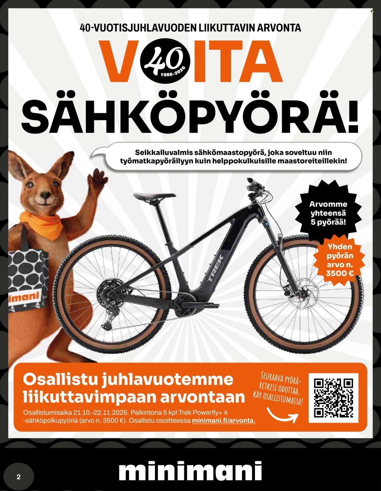 MINIMANI tarjoukset - Alkaen KE 21.10.2026