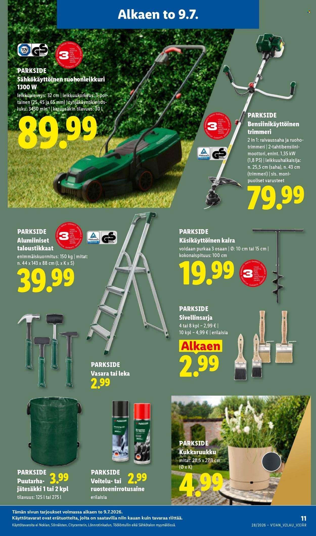 LIDL tarjoukset - Alkaen TO 9.7.2026
