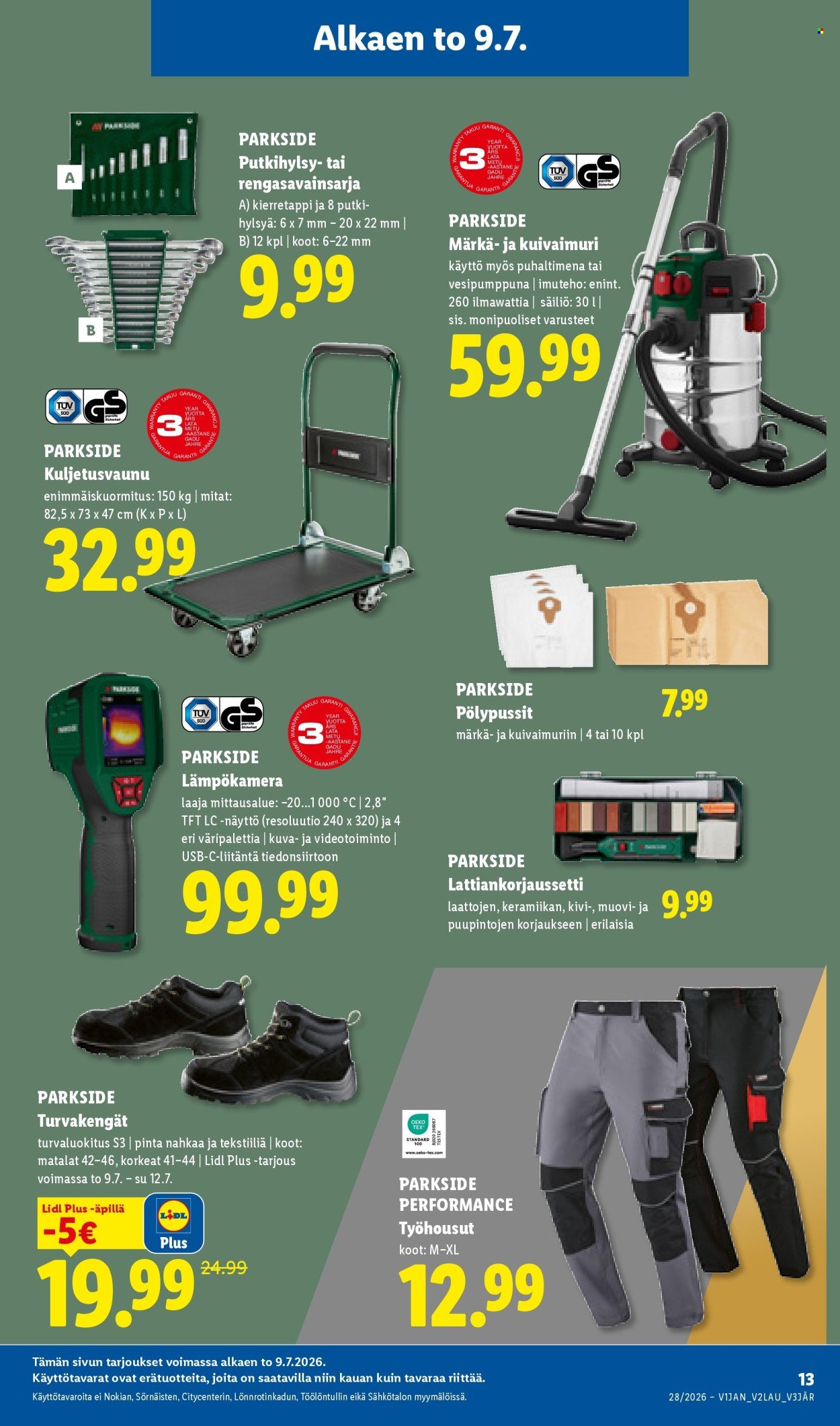 LIDL tarjoukset - Alkaen TO 9.7.2026