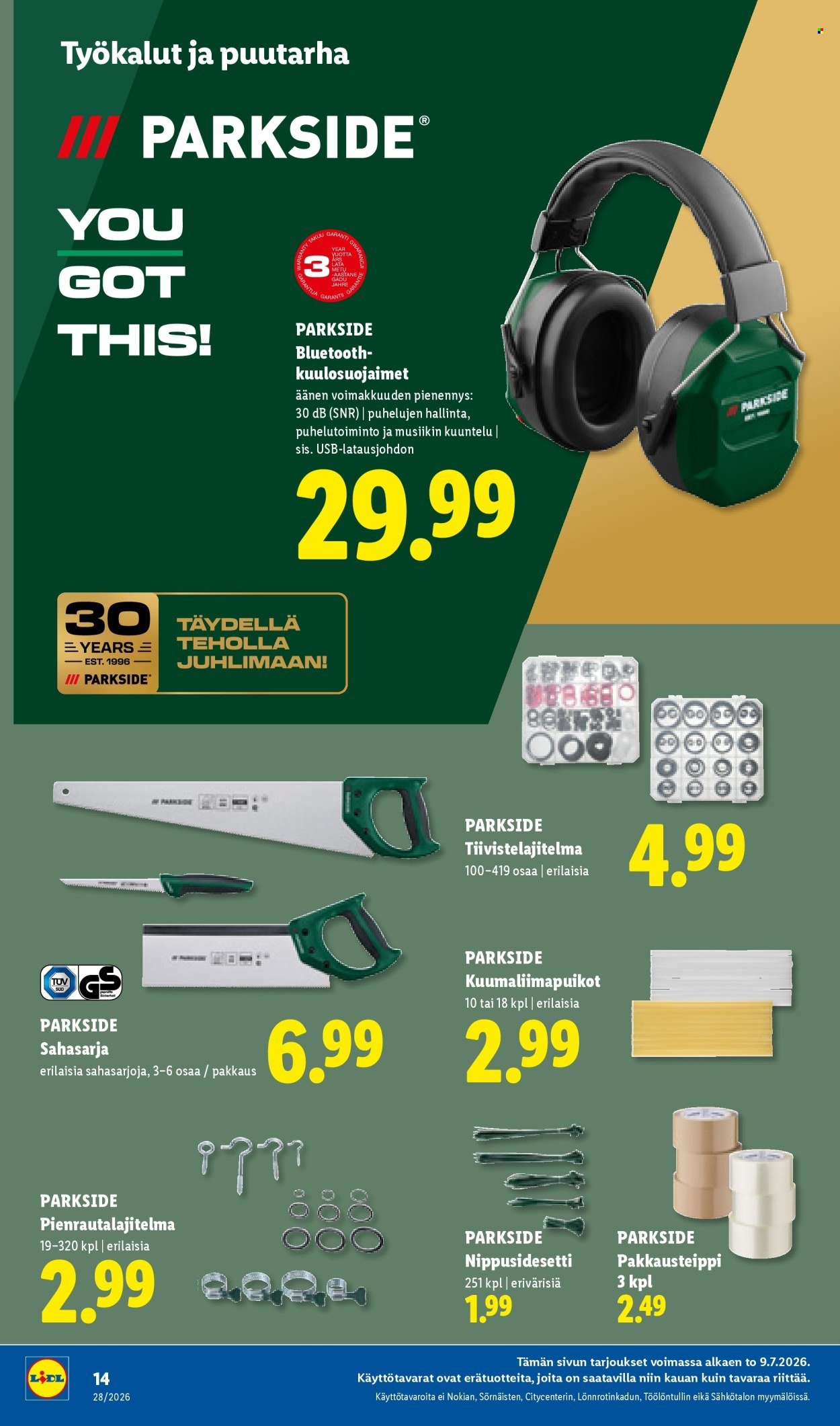 LIDL tarjoukset - Alkaen TO 9.7.2026