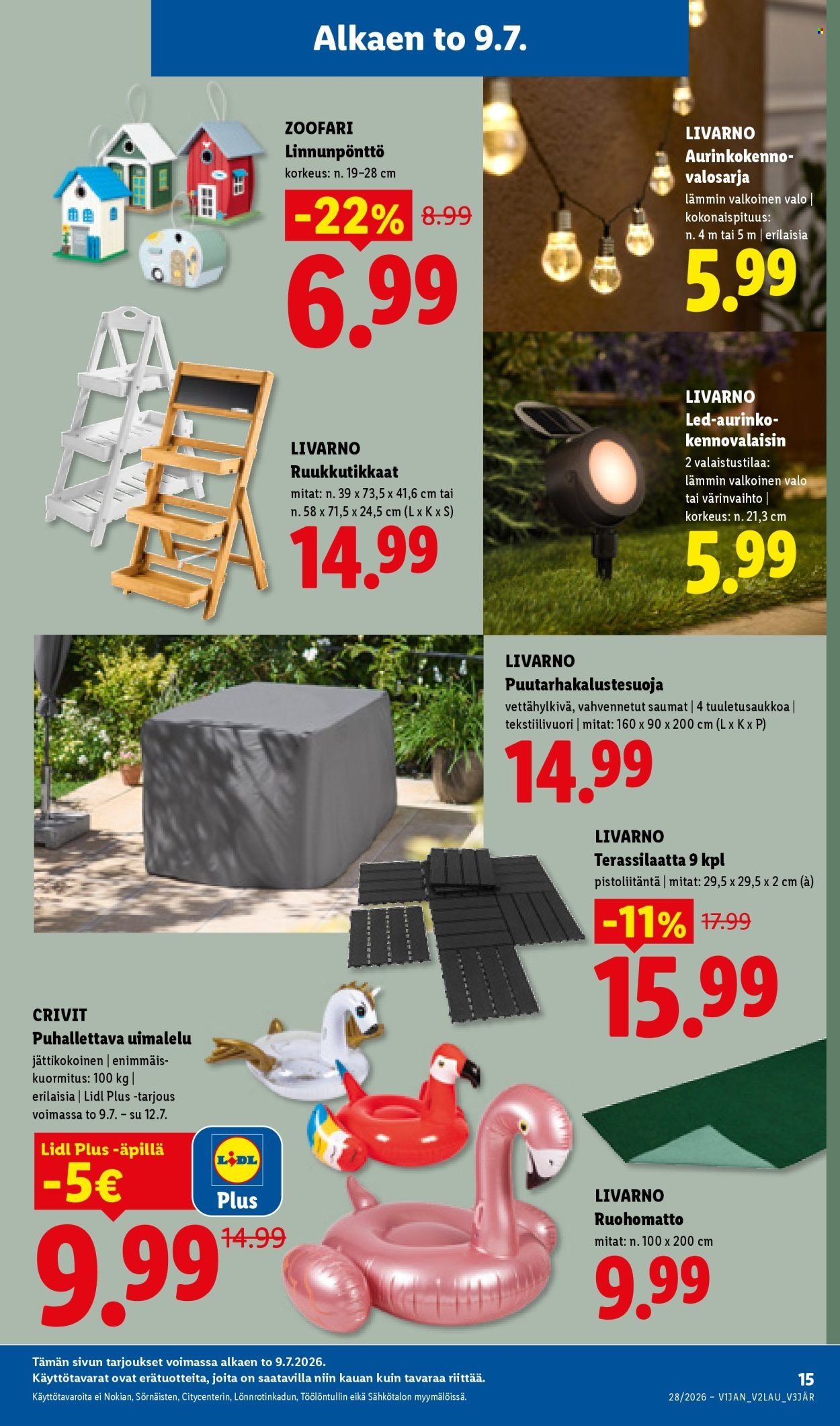 LIDL tarjoukset - Alkaen TO 9.7.2026