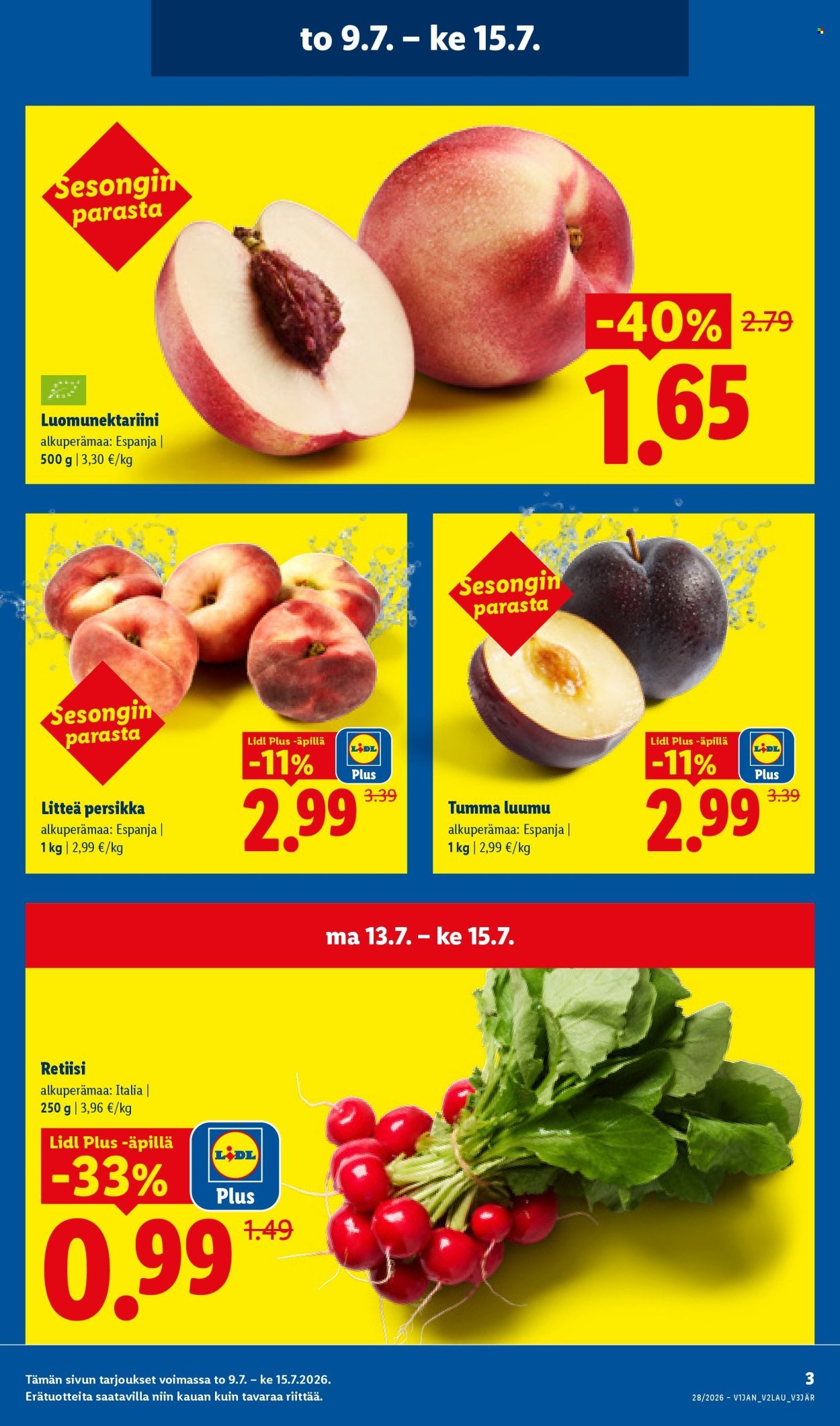 LIDL tarjoukset - Alkaen TO 9.7.2026