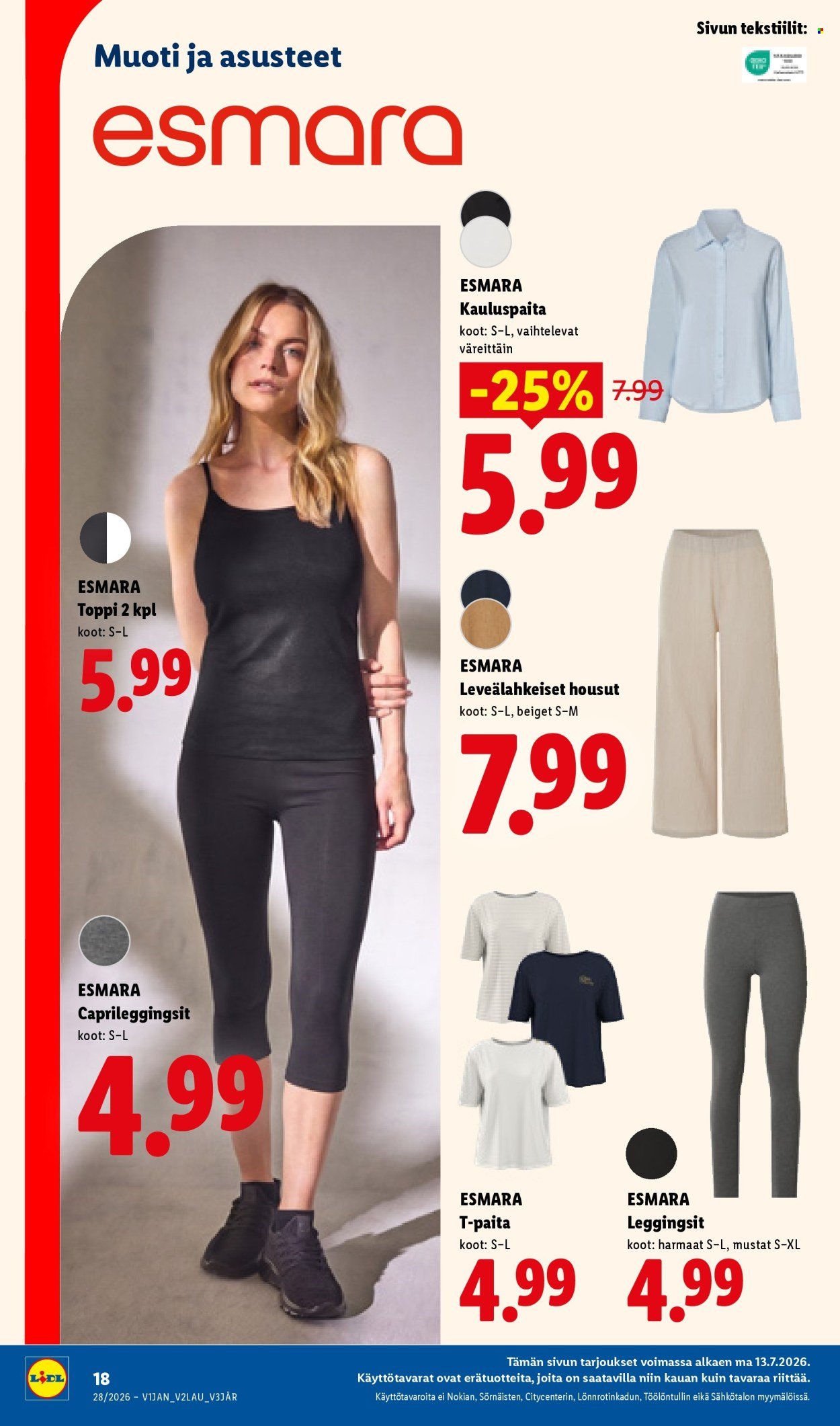 LIDL tarjoukset - Alkaen TO 9.7.2026