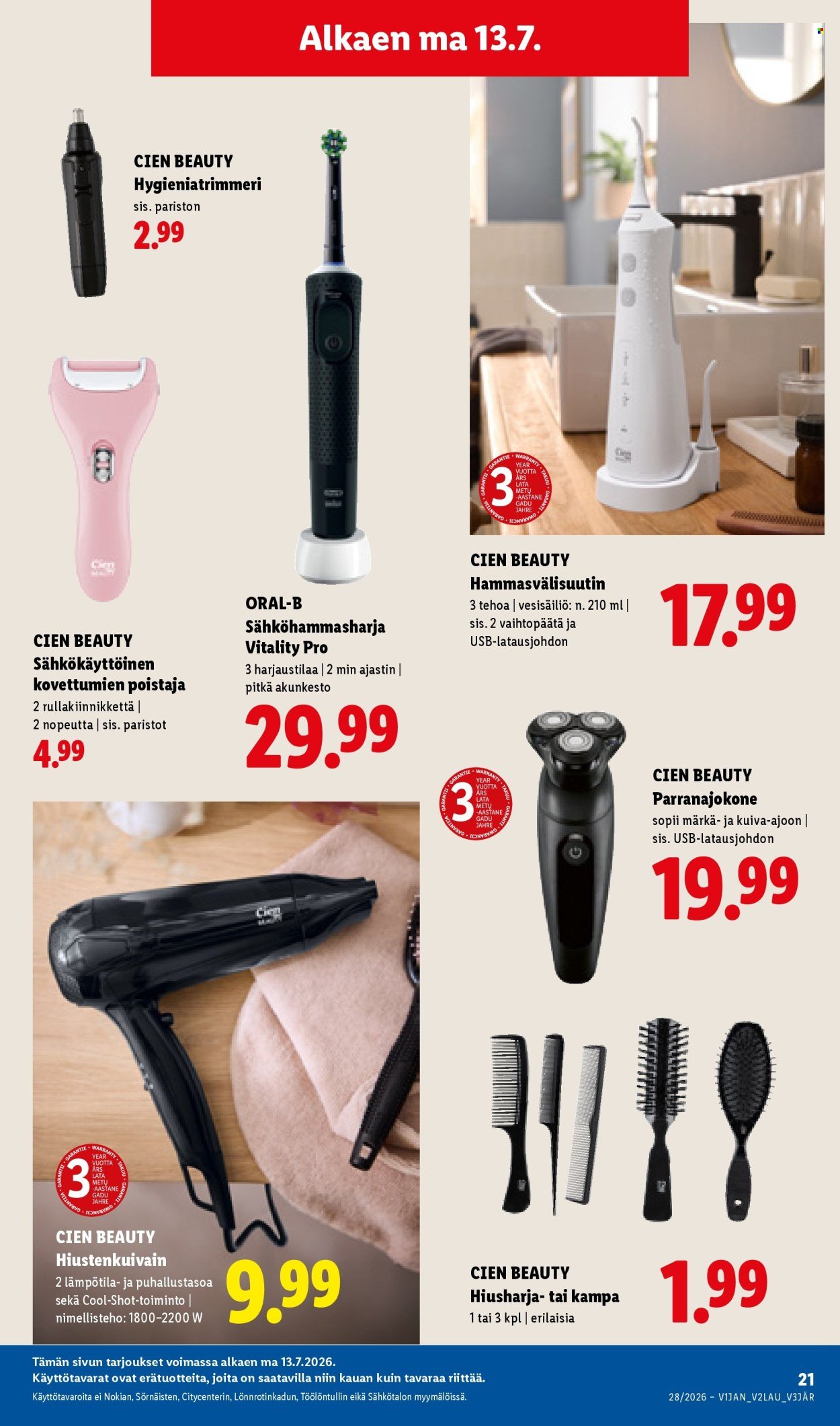 LIDL tarjoukset - Alkaen TO 9.7.2026
