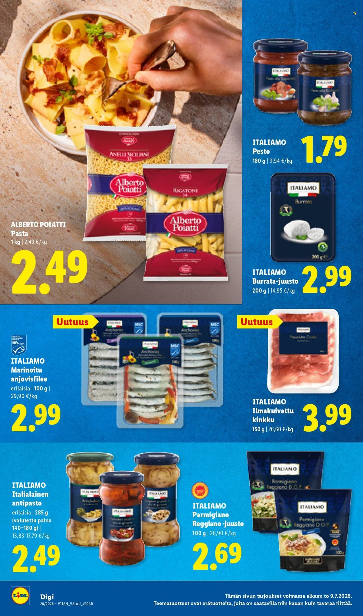 LIDL tarjoukset - Alkaen TO 9.7.2026