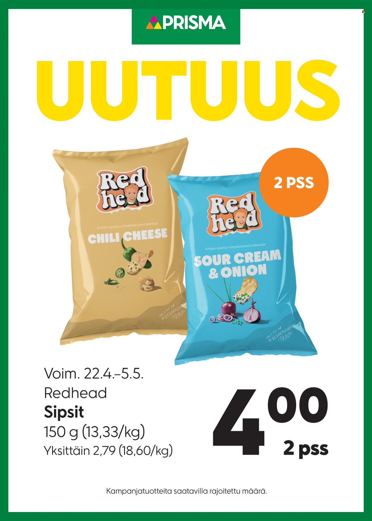PRISMA tarjoukset - Alkaen KE 22.4.2026