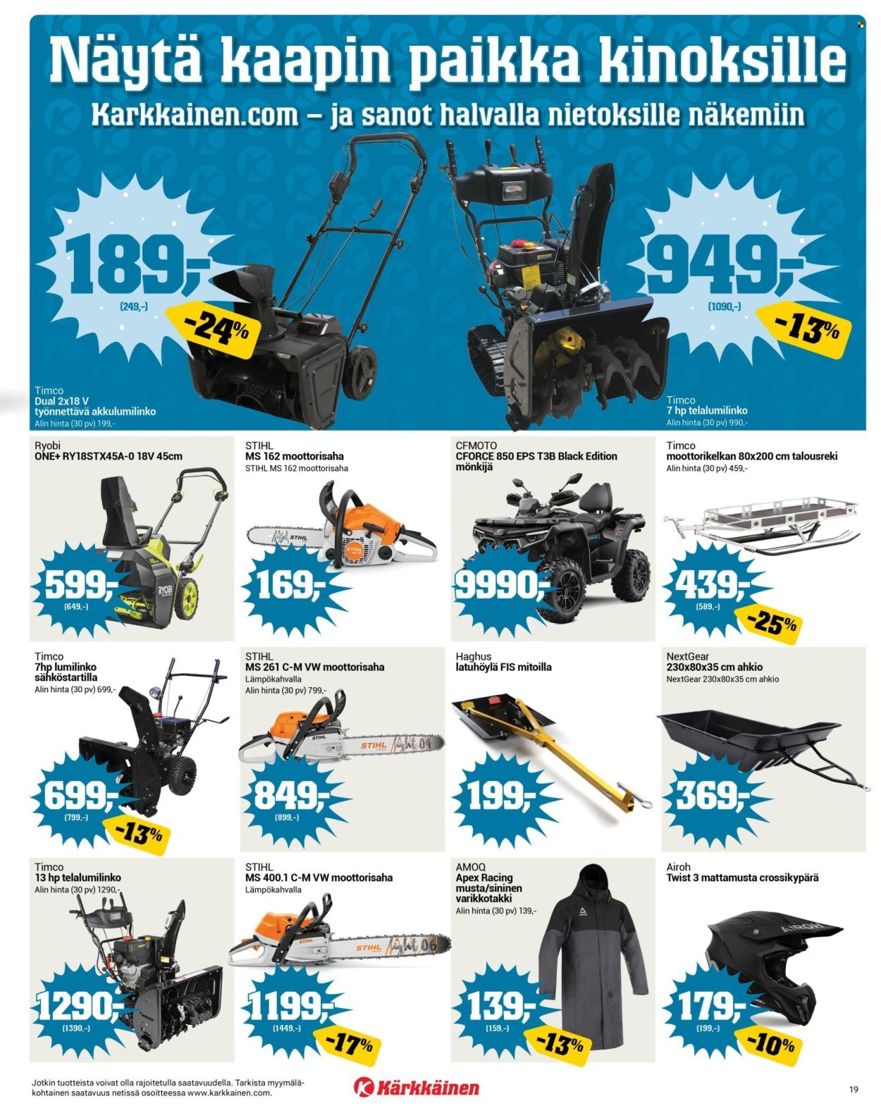 KÄRKKÄINEN tarjoukset - Viikko # 2 Tammikuu 2026