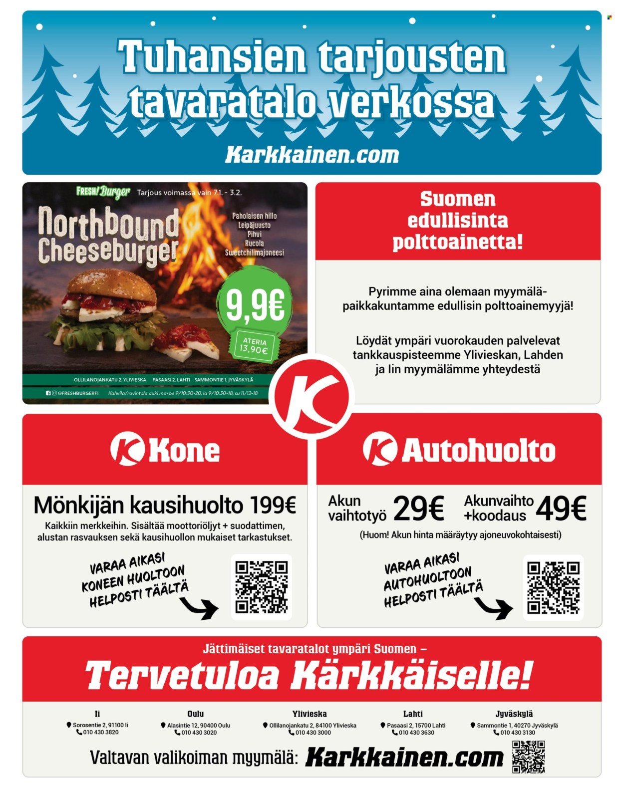 KÄRKKÄINEN tarjoukset - Viikko # 2 Tammikuu 2026