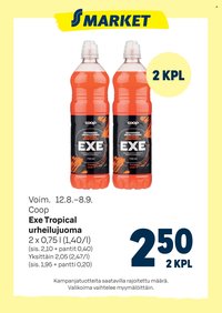 S-MARKET tarjoukset - Coop exe tropical