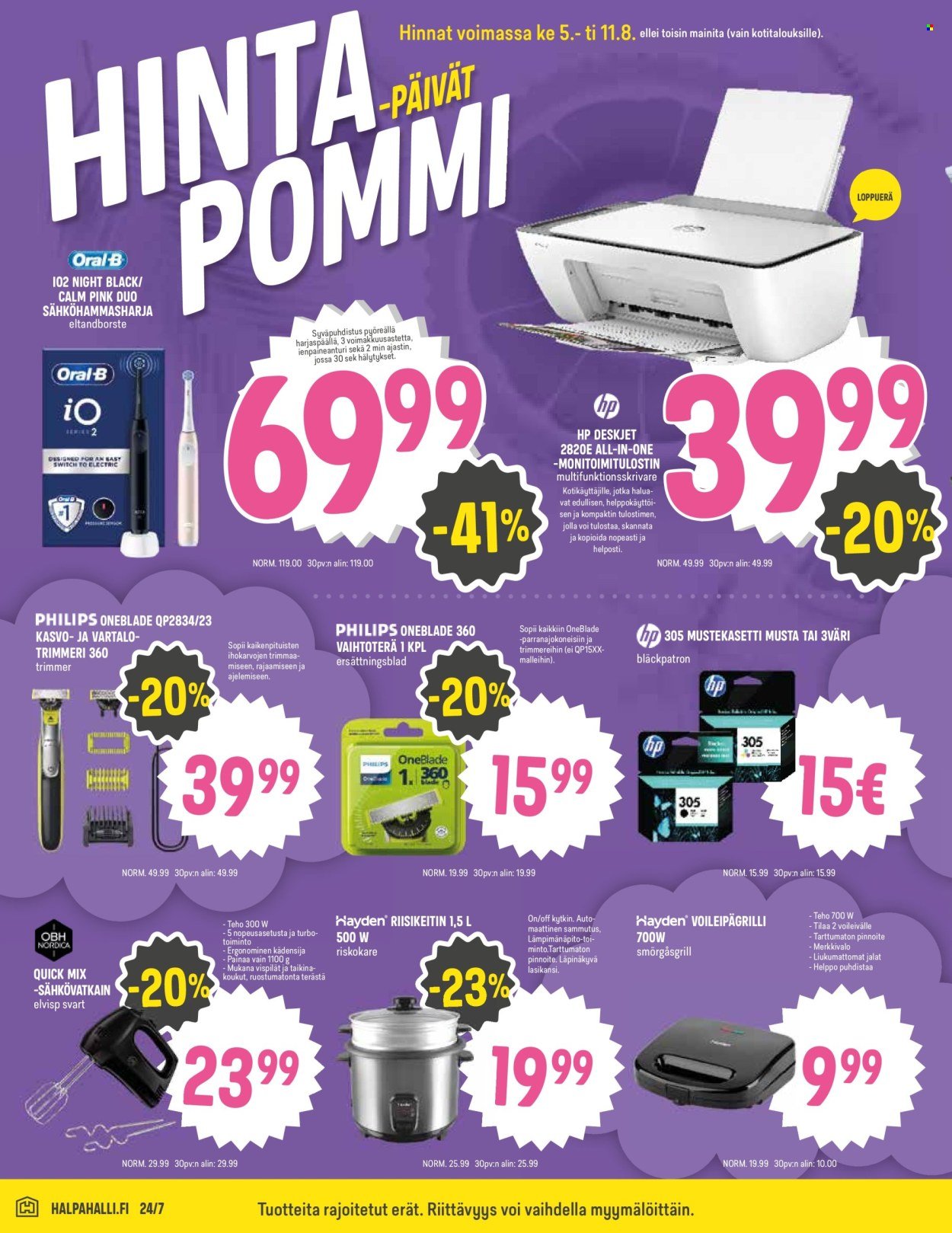 HALPAHALLI tarjoukset - Uusin tarjouslehtemme