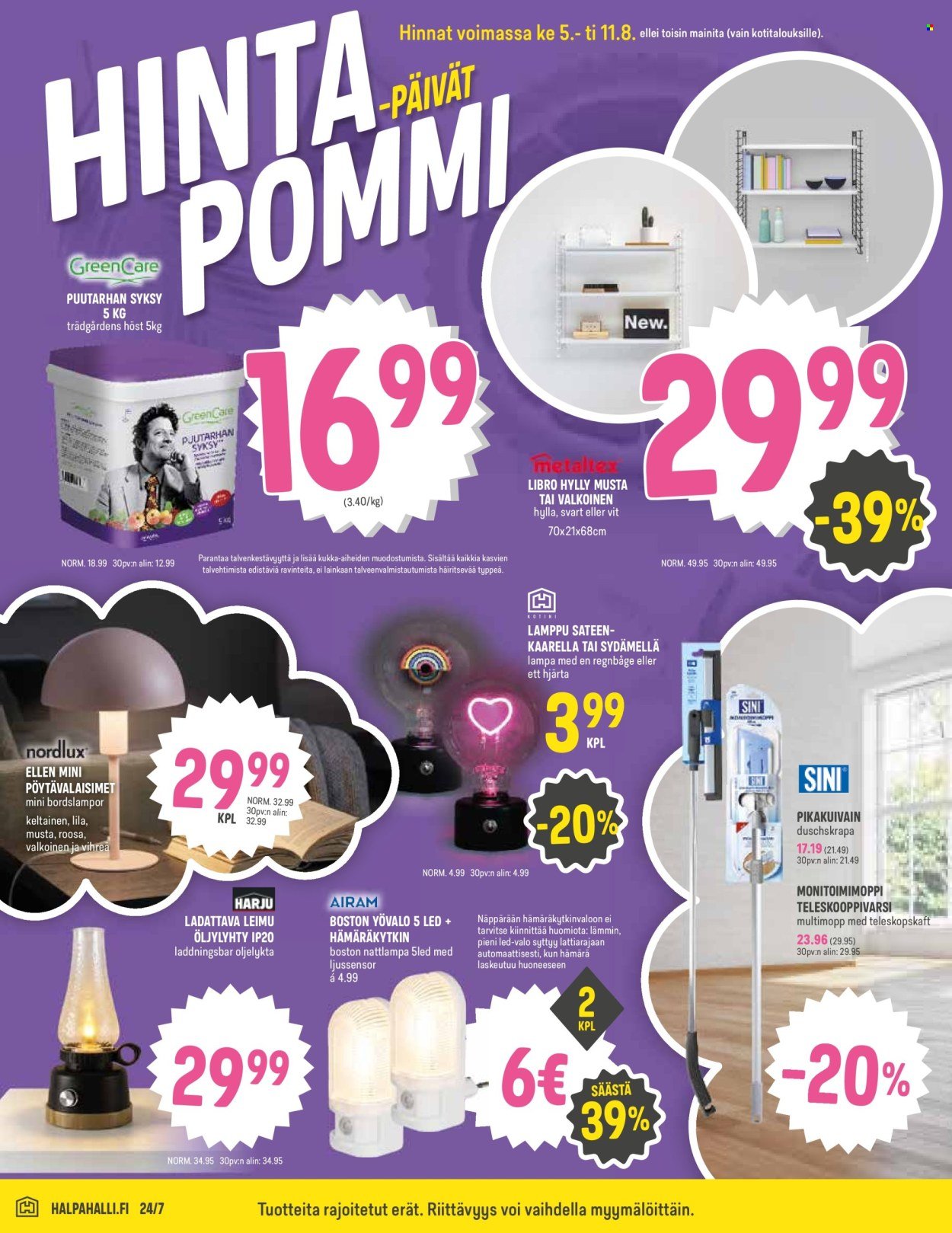 HALPAHALLI tarjoukset - Uusin tarjouslehtemme