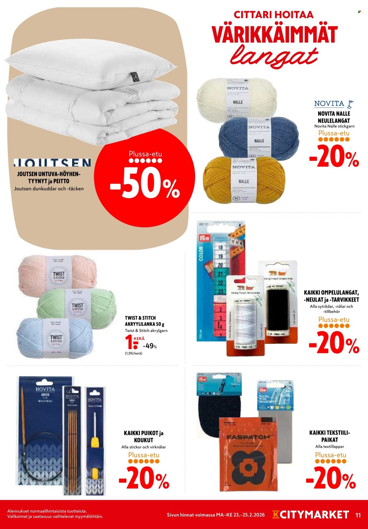 K-CITYMARKET tarjoukset - Alkaen MA 23.2.2026