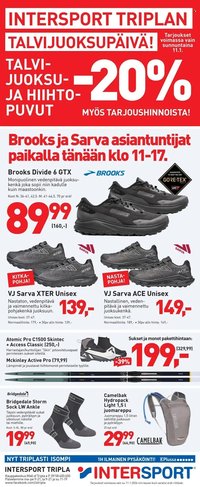 INTERSPORT tarjoukset - TRIPLAN TALVIJUOKSUPÄIVÄ!