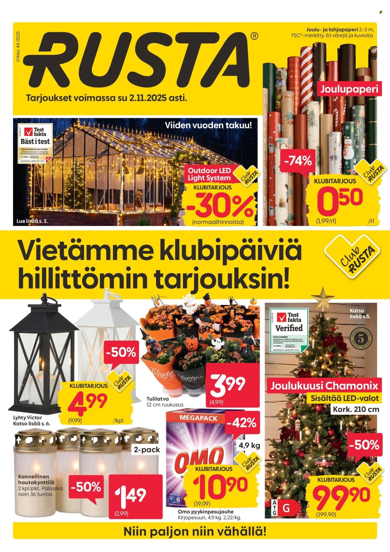 RUSTA tarjoukset - Alkaen MA 27.10.2025 (2025-10-27 - 2025-11-02)