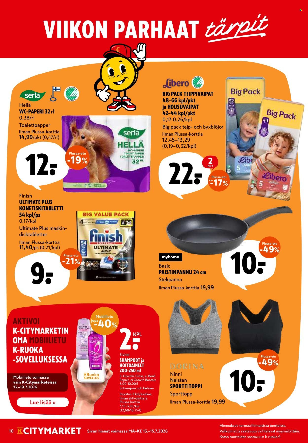 K-CITYMARKET tarjoukset - Alkaen MA 13.7.2026