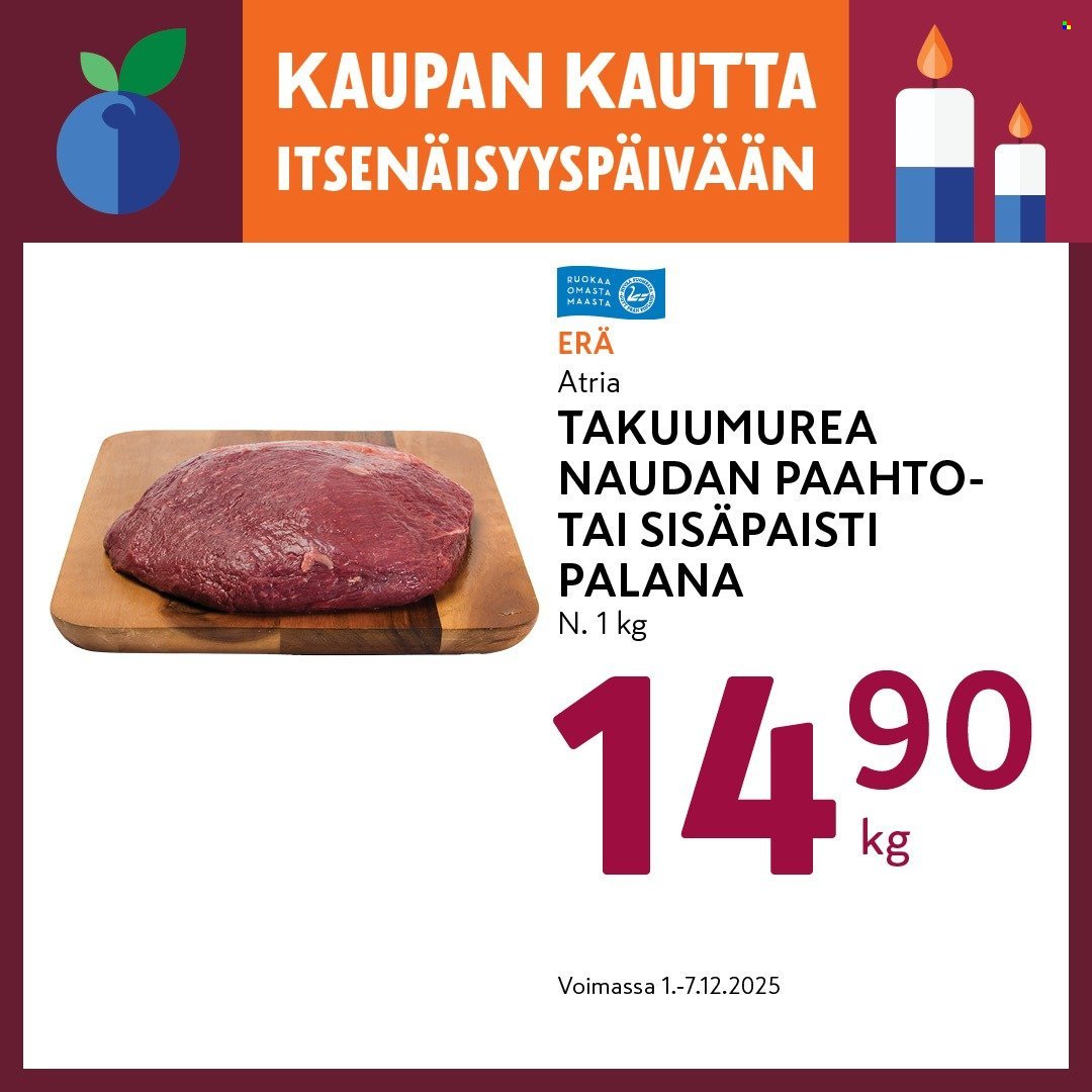 K-MARKET tarjoukset - Alkaen MA 1.12.2025