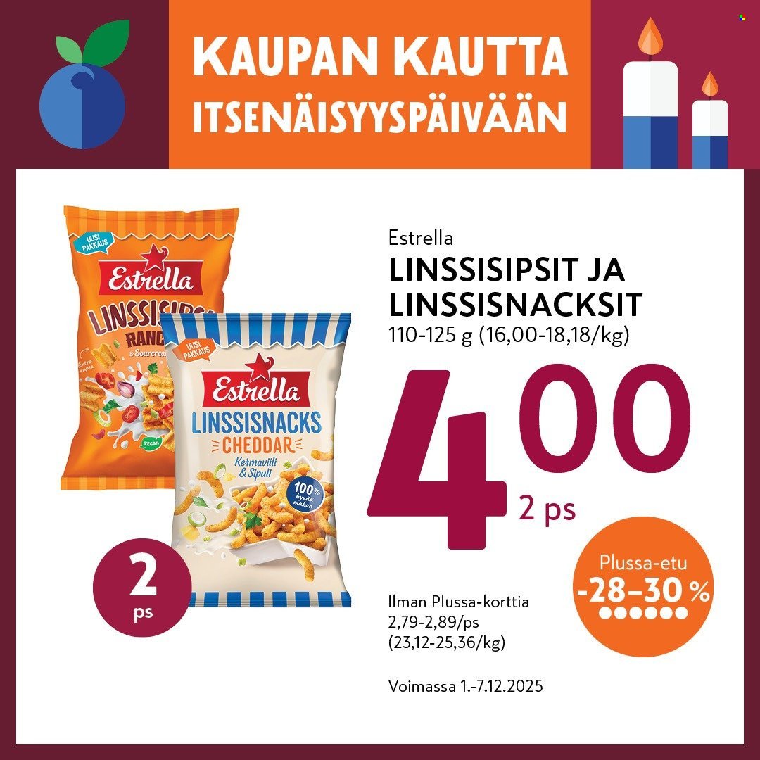 K-MARKET tarjoukset - Alkaen MA 1.12.2025